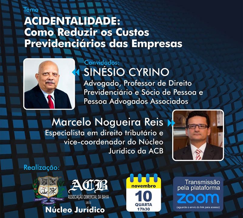 ACB realiza live sobre redução de custos previdenciários